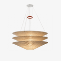 Kazu Cone Silk Pendant Lamp by Bling Lighting Studio