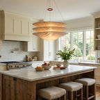 Kazu Cone Silk Pendant Lamp by Bling Lighting Studio