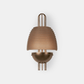 Arclune Ribbed Wall Lamp by Bling Lighting Studio