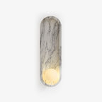 Silvaris Marble Wall Lamp by Bling Lighting Studio