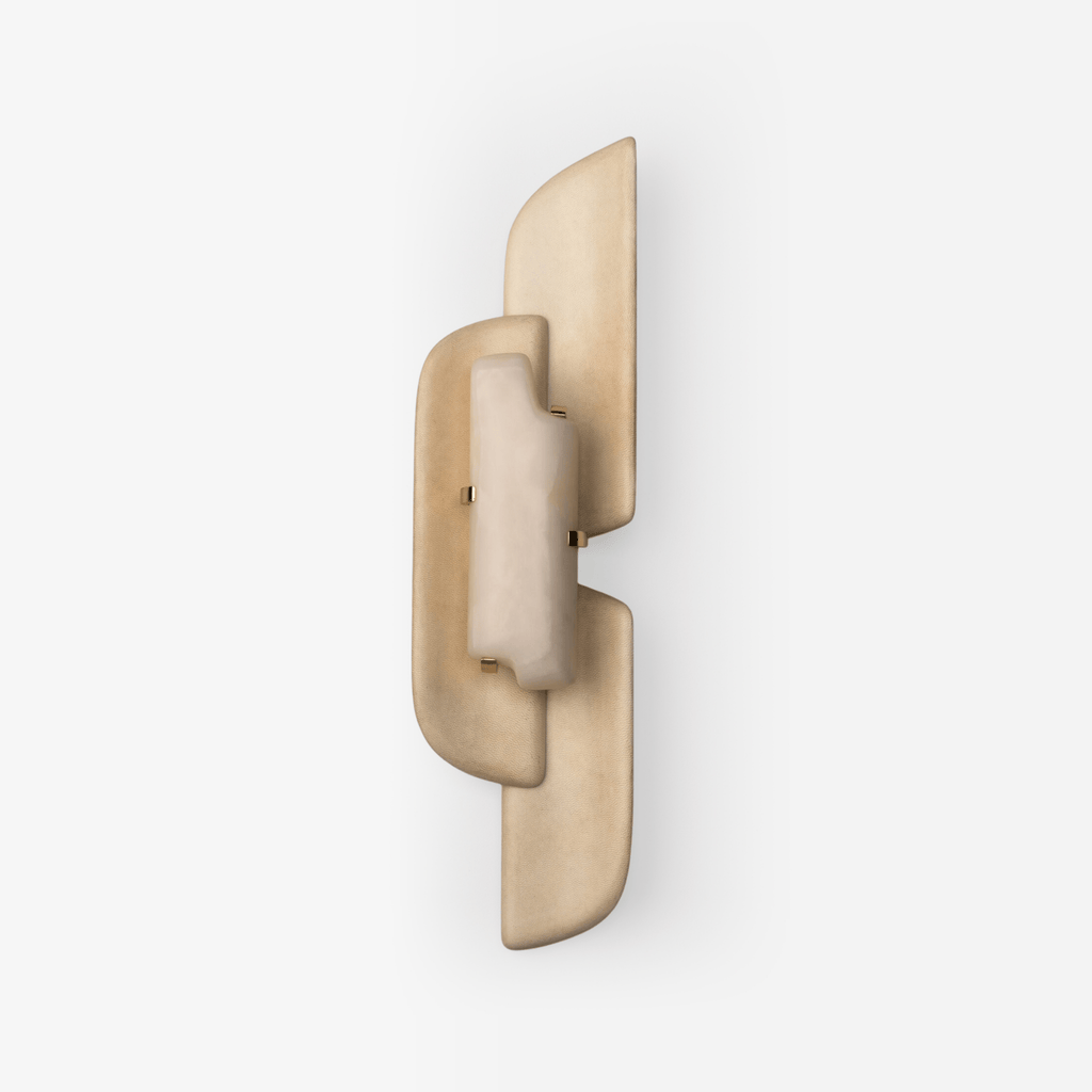 Aurellin Alabaster Sconce by Bling Lighting Studio
