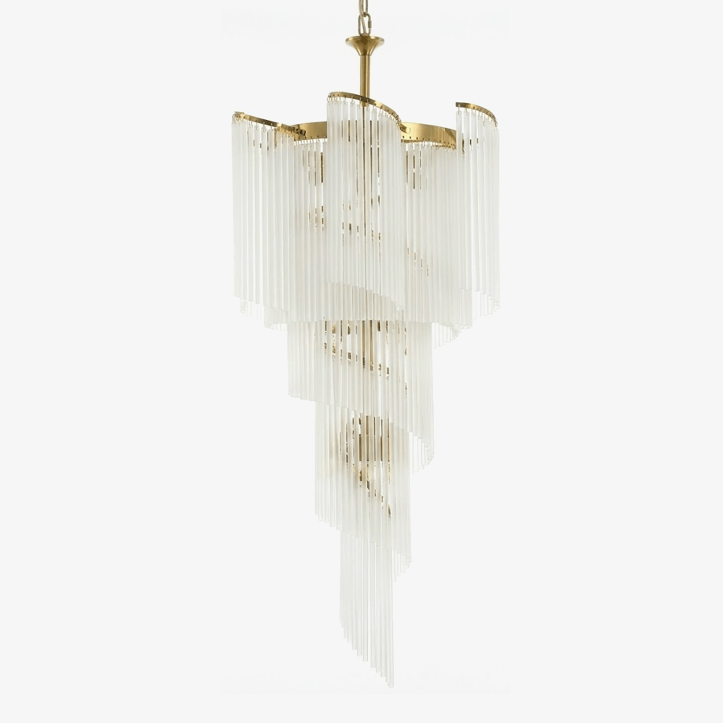 Heliora Cascade Chandelier by Bling Lighting Studio