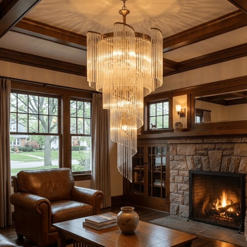 Heliora Cascade Chandelier by Bling Lighting Studio