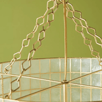Capiz Shell Wavecrest Chandelier by Bling Lighting Studio