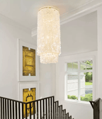 Capelia Shell Column Chandelier by Bling Lighting Studio