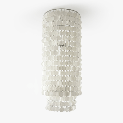 Capelia Shell Column Chandelier by Bling Lighting Studio