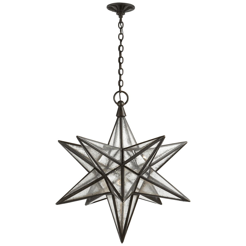 Luminara Murano Glass Star Chandelier by Bling Lighting Studio
