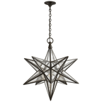 Luminara Murano Glass Star Chandelier by Bling Lighting Studio