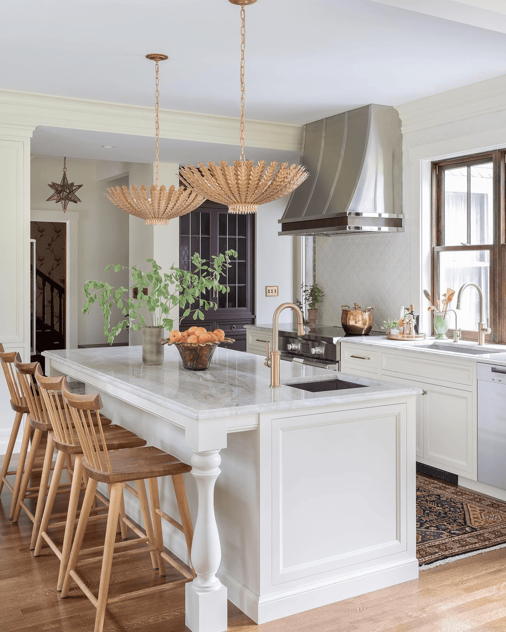 Luminara Murano Glass Star Chandelier by Bling Lighting Studio