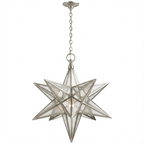 Luminara Murano Glass Star Chandelier by Bling Lighting Studio