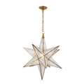 Luminara Murano Glass Star Chandelier by Bling Lighting Studio