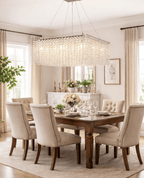 Crystal Frame Chandelier by Bling Lighting Studio