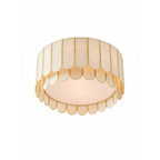 Aurelia Capiz Shell Ceiling Lamp by Bling Lighting Studio