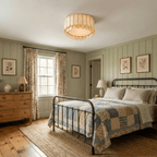 Aurelia Capiz Shell Ceiling Lamp by Bling Lighting Studio