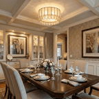 Aurelia Capiz Shell Ceiling Lamp by Bling Lighting Studio