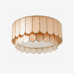 Aurelia Capiz Shell Ceiling Lamp by Bling Lighting Studio