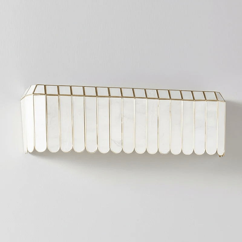 Aurelia Capiz Shell Wall Lamp by Bling Lighting Studio