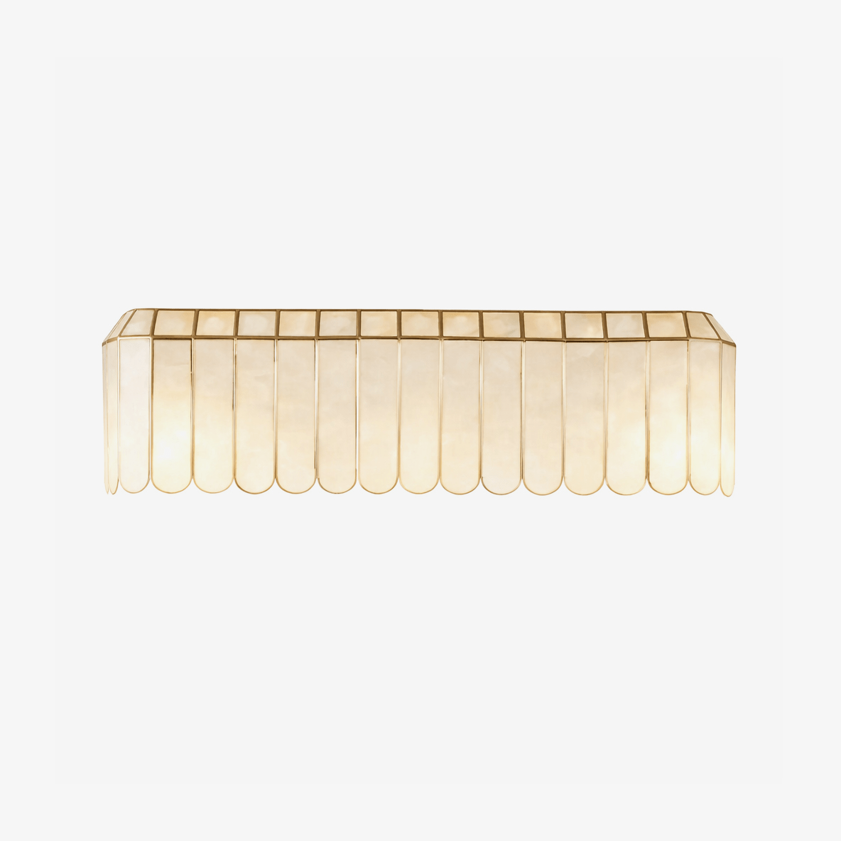 Aurelia Capiz Shell Wall Lamp by Bling Lighting Studio