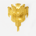 Luminous Cascade Chain Ceiling Light by Bling Lighting Studio