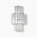 Glacier Tier Murano Glass Wall Light by Bling Lighting Studio