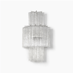 Glacier Tier Murano Glass Wall Light by Bling Lighting Studio