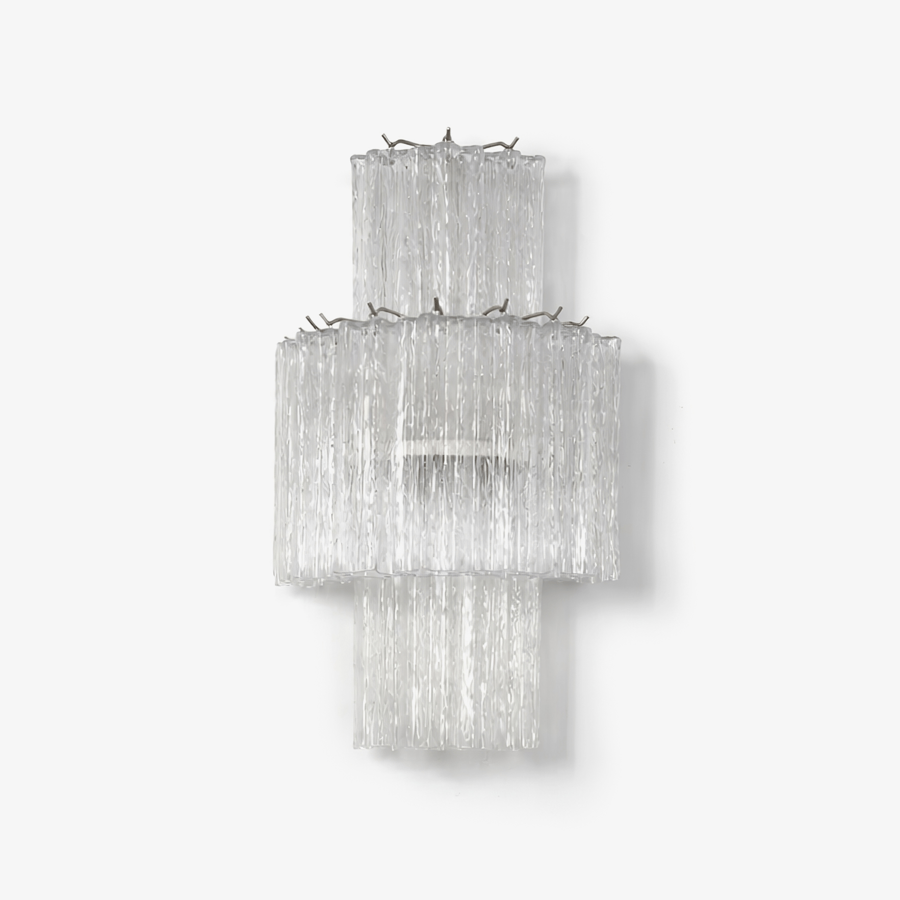 Glacier Tier Murano Glass Wall Light by Bling Lighting Studio