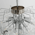 Ripple Murano Glass Column Chandelier by Bling Lighting Studio