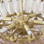 Facet Murano Glass Bloom Chandelier by Bling Lighting Studio