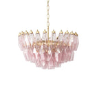 Facet Murano Glass Bloom Chandelier by Bling Lighting Studio