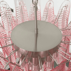 Petaline Murano Glass Prism Chandelier by Bling Lighting Studio
