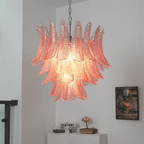 Petaline Murano Glass Prism Chandelier by Bling Lighting Studio