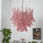 Petaline Murano Glass Prism Chandelier by Bling Lighting Studio