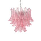 Petaline Murano Glass Prism Chandelier by Bling Lighting Studio
