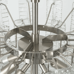 Silvae Veil Murano Glass Chandelier by Bling Lighting Studio
