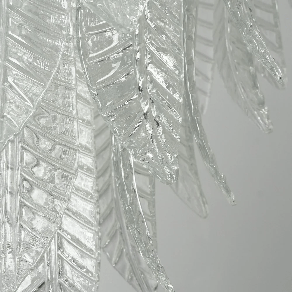 Silvae Veil Murano Glass Chandelier by Bling Lighting Studio