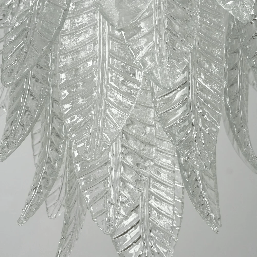 Silvae Veil Murano Glass Chandelier by Bling Lighting Studio