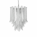 Silvae Veil Murano Glass Chandelier by Bling Lighting Studio