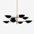 Vespera Brass Chandelier by Bling Lighting Studio