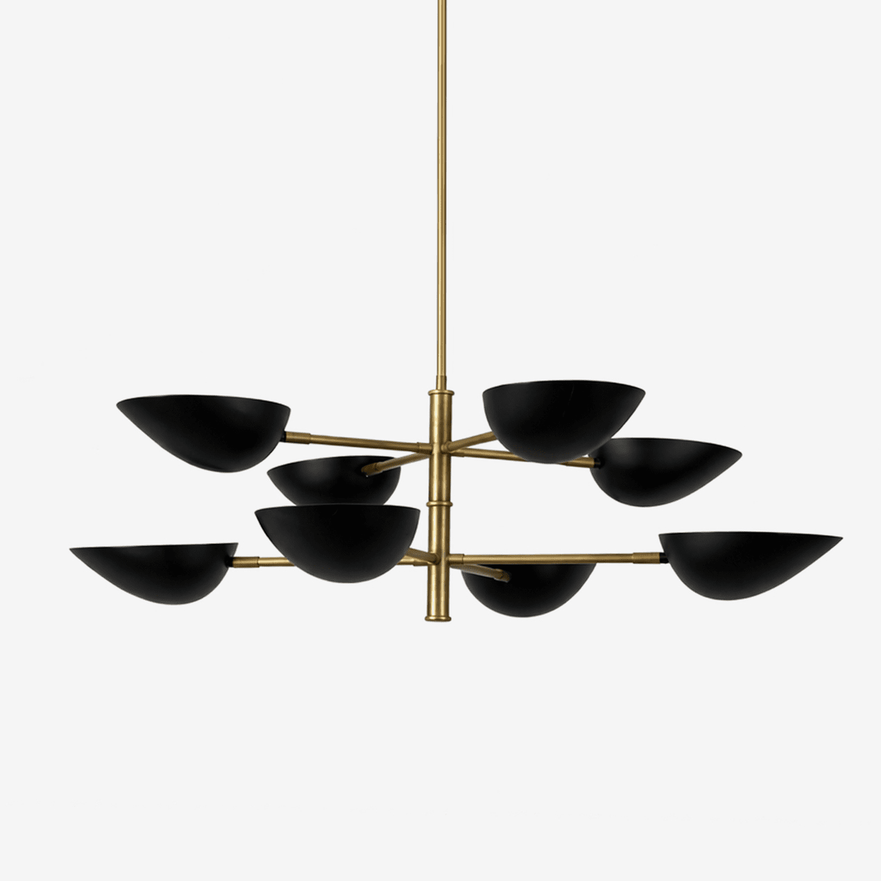 Vespera Brass Chandelier by Bling Lighting Studio