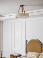 Lumisora Alabaster Ceiling Lamp by Bling Lighting Studio