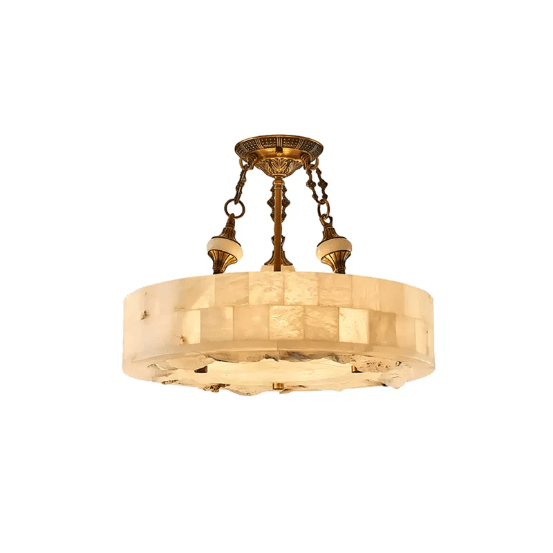 Aurevia Alabaster Chandelier by Bling Lighting Studio