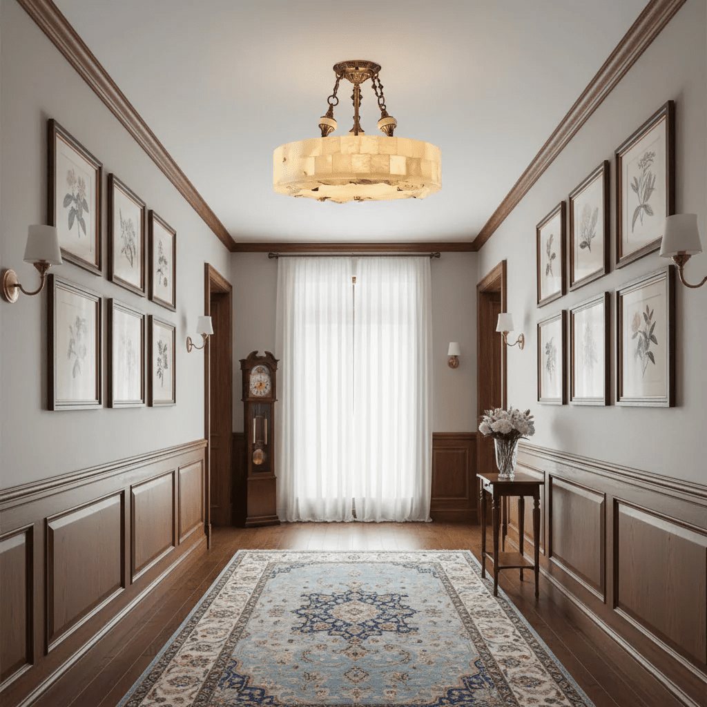 Aurevia Alabaster Chandelier by Bling Lighting Studio