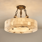 Aurevia Alabaster Chandelier by Bling Lighting Studio