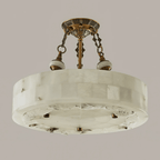 Aurevia Alabaster Chandelier by Bling Lighting Studio