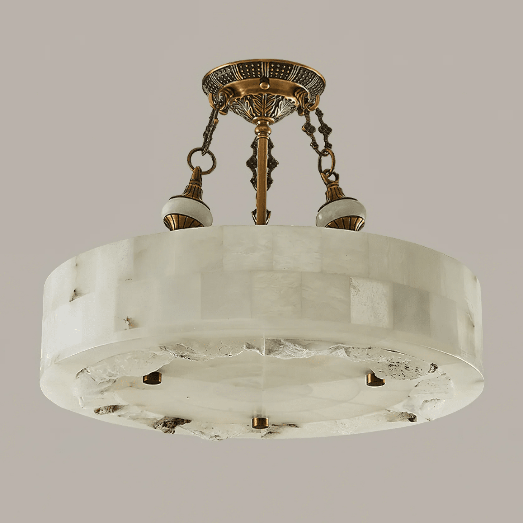 Aurevia Alabaster Chandelier by Bling Lighting Studio