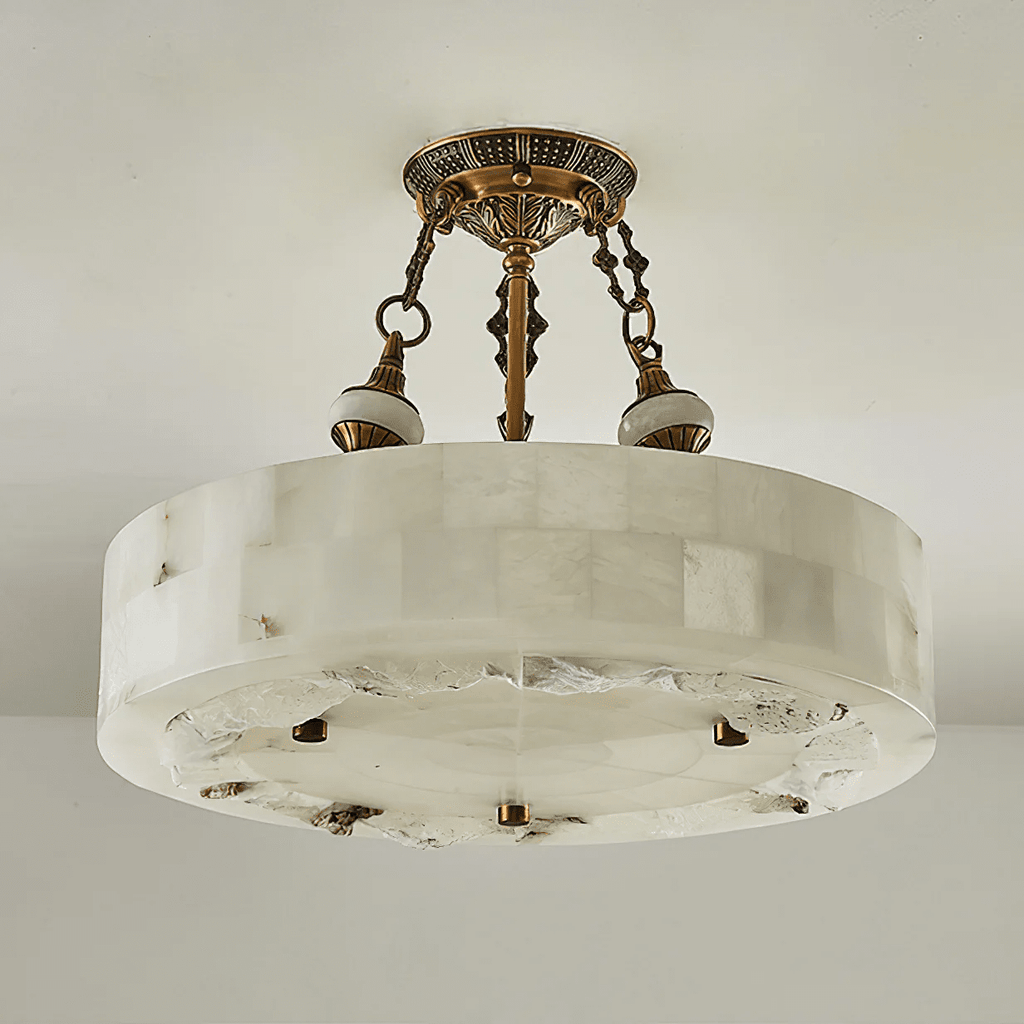 Aurevia Alabaster Chandelier by Bling Lighting Studio