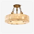 Aurevia Alabaster Chandelier by Bling Lighting Studio