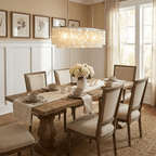 Liora Shell Linear Chandelier by Bling Lighting Studio