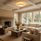 Luriel Alabaster Ceiling Light by Bling Lighting Studio