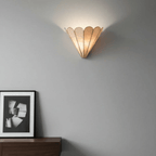 Mica Shell Petal Wall Lamp by Bling Lighting Studio